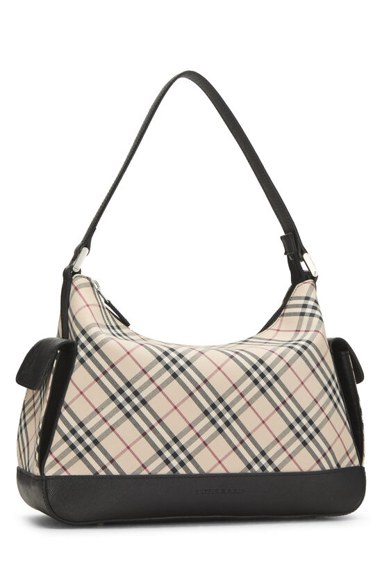 Black House Check Jacquard Hobo Small, , large image number 1