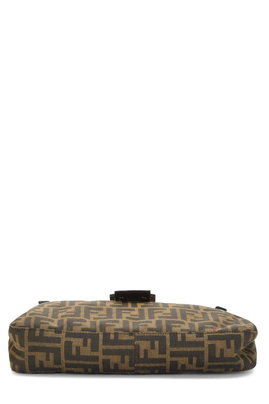 Brown Zucca Canvas Shoulder Bag, , large image number 4