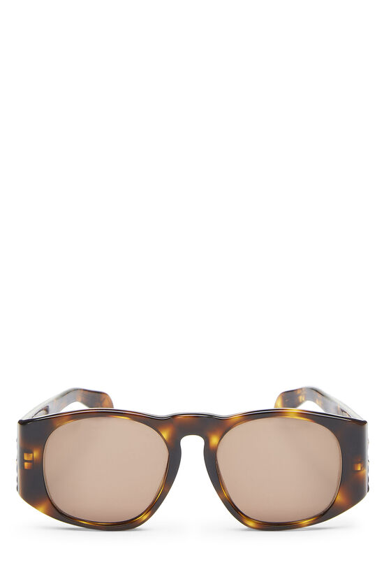 Brown Faux Tortoise Acetate Sunglasses, , large image number 1