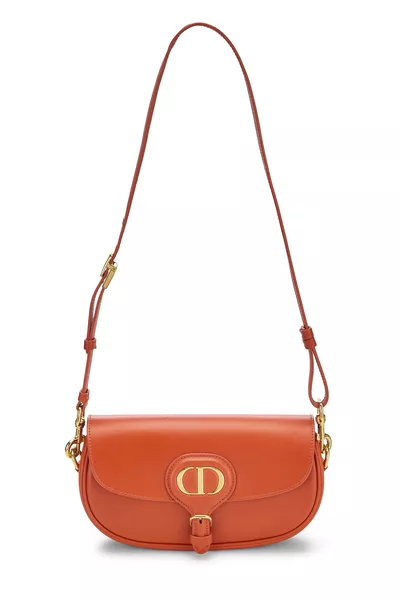 Orange Calfskin Bobby Flap East West