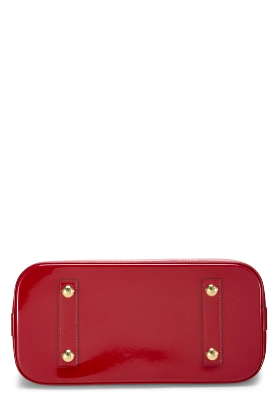 Red Monogram Vernis Alma PM NM, , large image number 4