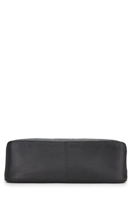 Black Leather Shoulder Bag, , large image number 4