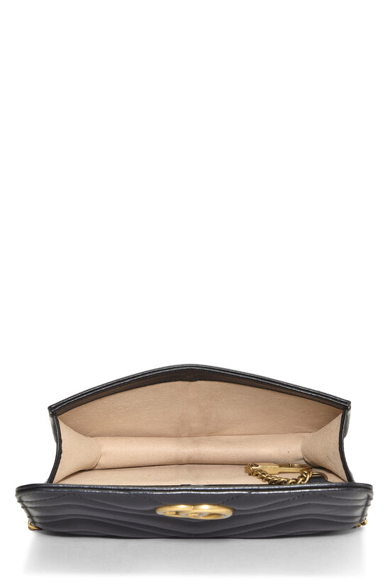 Black Leather GG Marmont Mini, , large image number 5