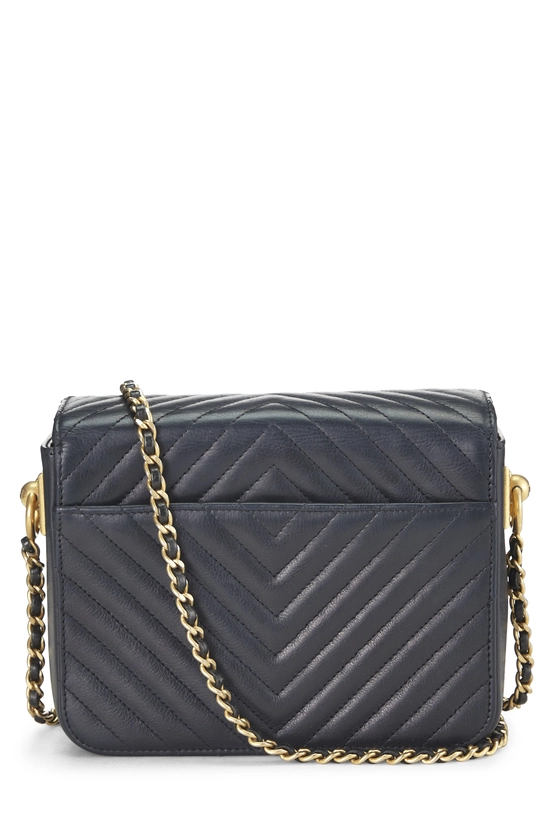 Paris-Cosmopolite Black Chevron Calfskin Rock the Corner Minaudiere, , large image number 3