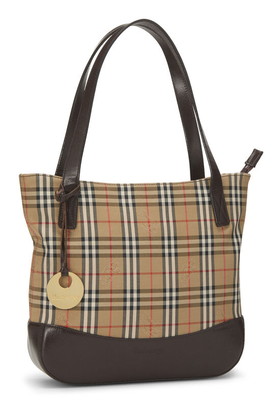 Haymarket Check Canvas Shoulder Bag Small, , large image number 1