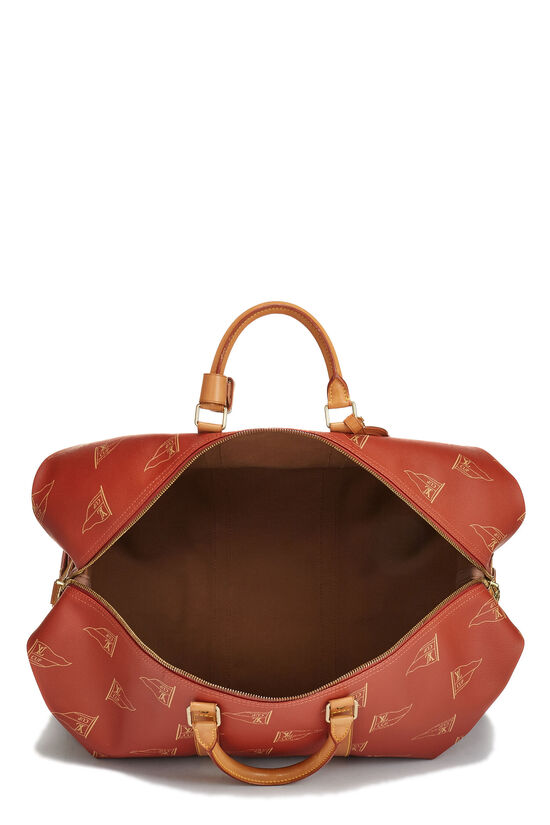 Red LV Cup Boston Bag, , large image number 5