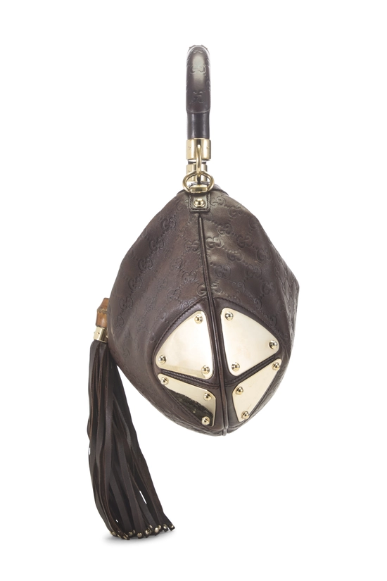 Brown Guccissima Leather Indy Hobo, , large image number 2