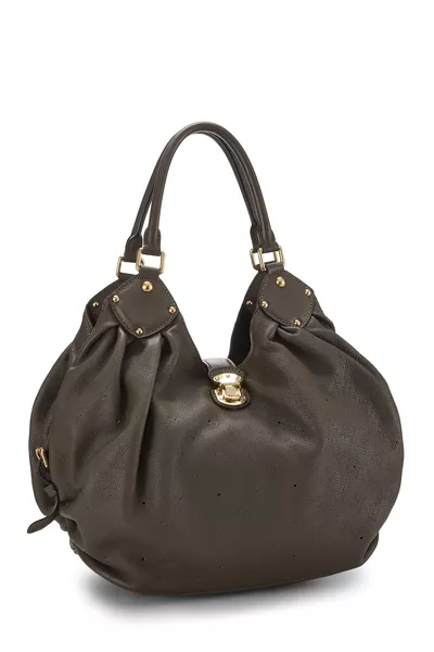 Grey Monogram Mahina Large, , large