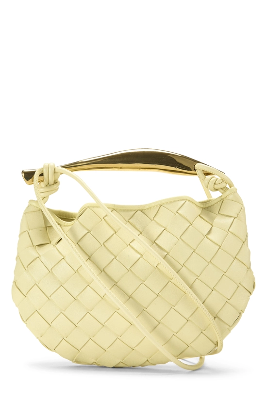 Yellow Intrecciato Sardine Bag Mini, , large image number 3