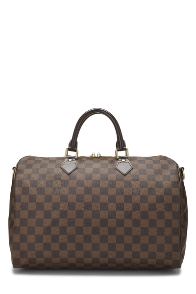 Louis Vuitton Damier Ebene Speedy Bandouliere 35