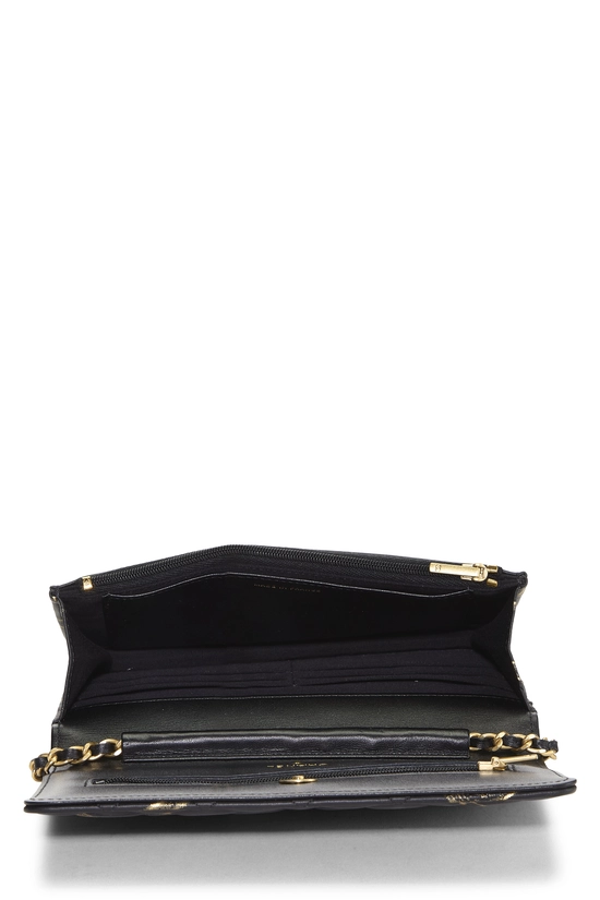 Black Calfskin Classic Quilted Wallet on Chain (WOC), , large image number 5