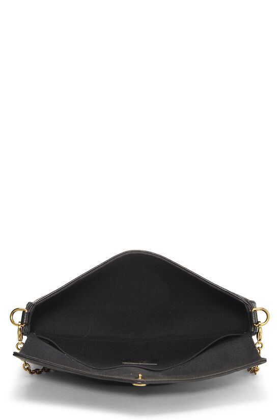 Authentic L V Felicie Black Empreinte Leather Bag, Luxury, Bags