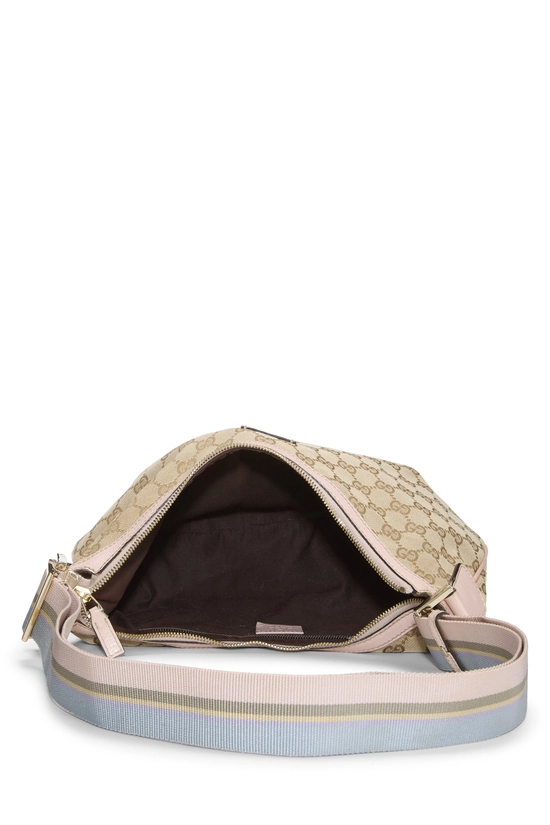 Pink Original GG Canvas Web Round Messenger Large, , large image number 5