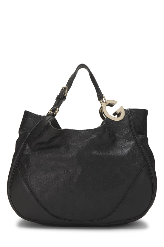 Black Guccissima Charlotte Tote Large, , large image number 0
