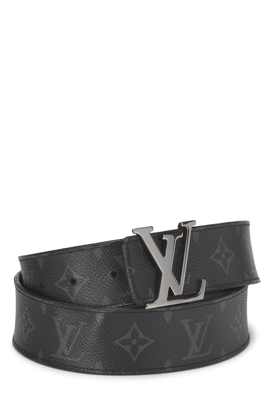Black Monogram Eclipse Ceinture Initiales 85, , large image number 0