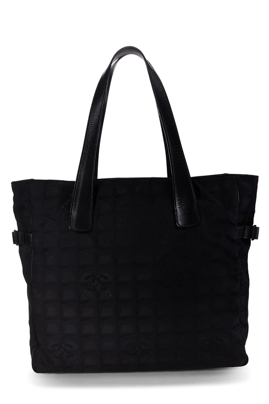 Black Nylon Travel Line Tote Large, , large image number 3