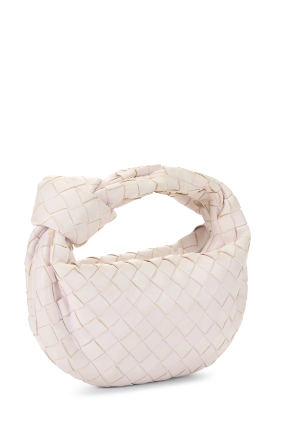 Pink Intrecciato Leather Jodie Mini, , large image number 1