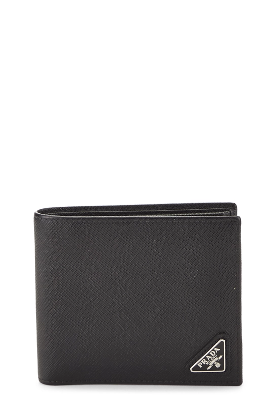 Black Saffiano Bifold Wallet, , large image number 0