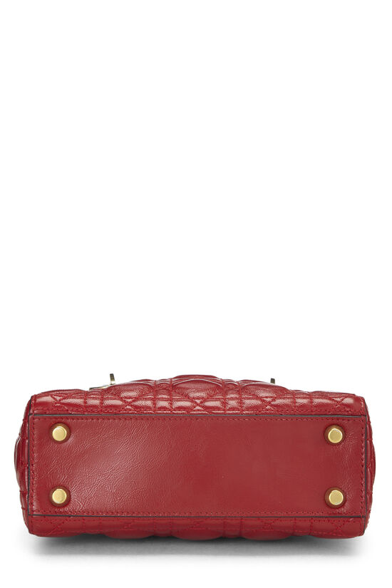 Red Calfskin My Lady Dior Lucky Charm Small, , large image number 4