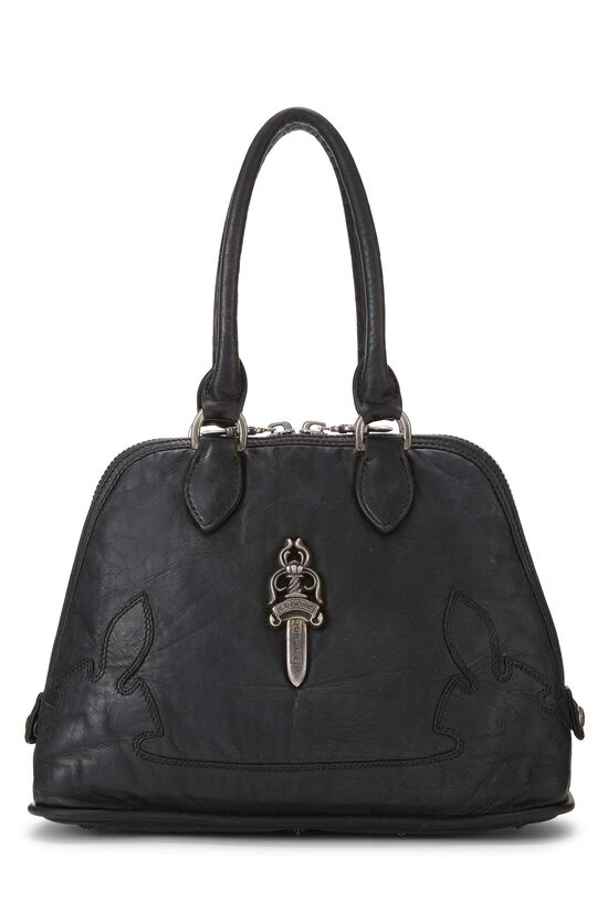 Black Leather Dagger Top Handle, , large image number 0
