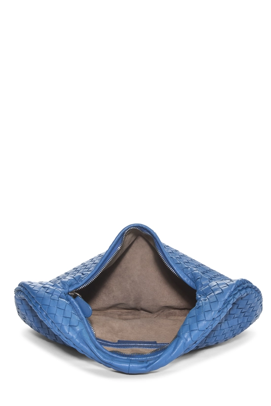 Blue Intrecciato Veneta Hobo Medium, , large image number 5