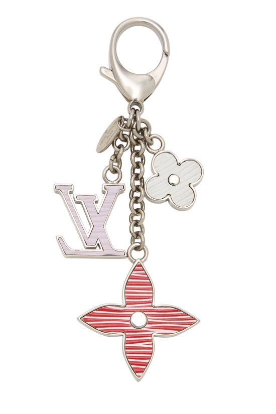Multicolor SIlver Fleur d'Epi Bag Charm BB, , large image number 1