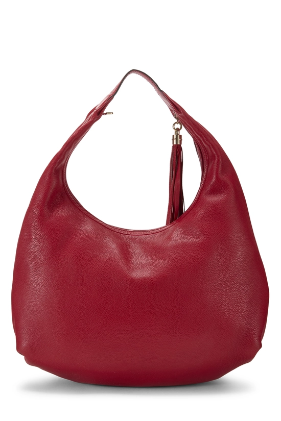 Red Leather Soho Hobo Large, , large image number 3