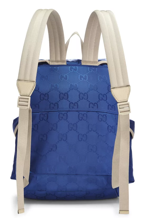 Blue Nylon Off The Grid Backpack, , large image number 3