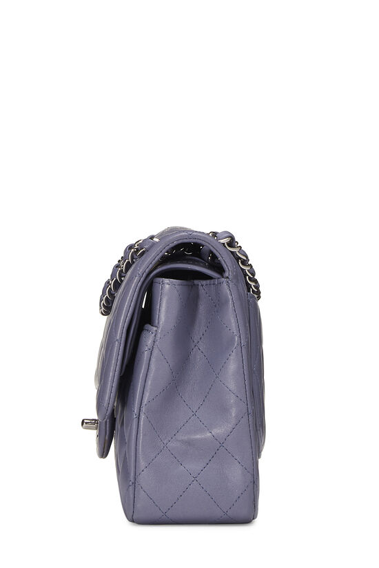 Blue Quilted Lambskin Classic Double Flap Medium, , large image number 2