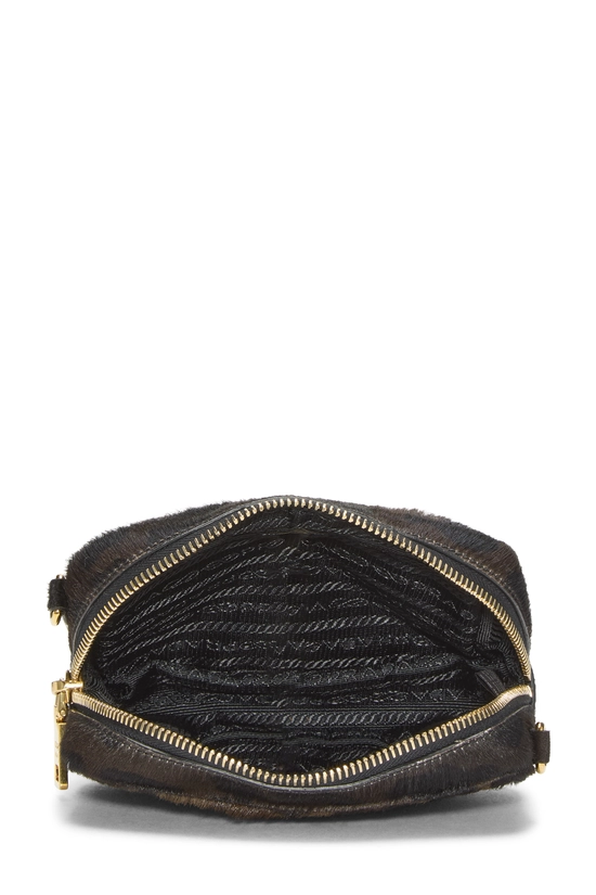 Brown Ponyhair Camera Bag Mini, , large image number 5