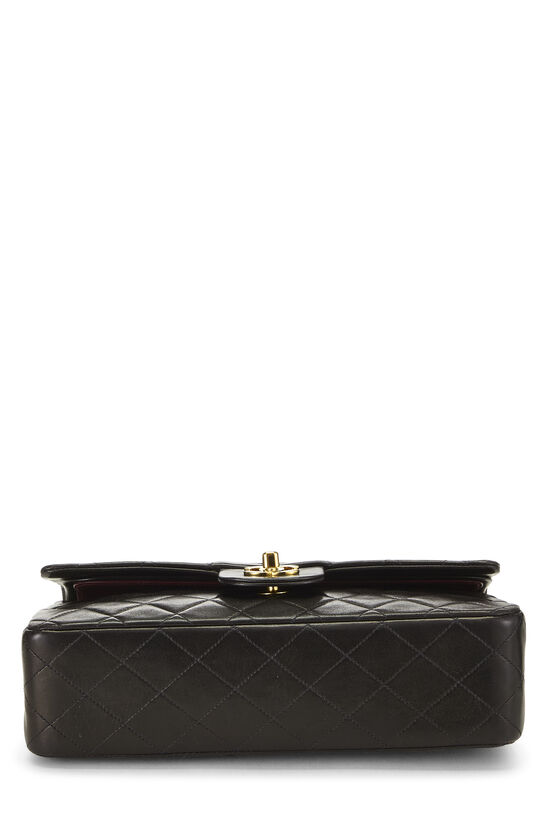 Black Quilted Lambskin Classic Double Flap Medium, , large image number 4
