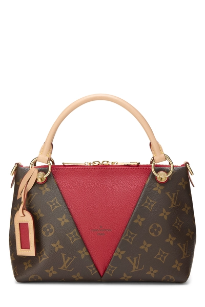 Louis Vuitton Red Monogram Canvas V Tote BB — photo 1