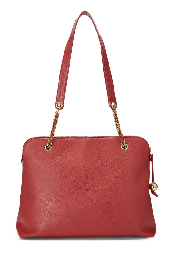 Red Caviar Zip Tote Large, , large image number 4