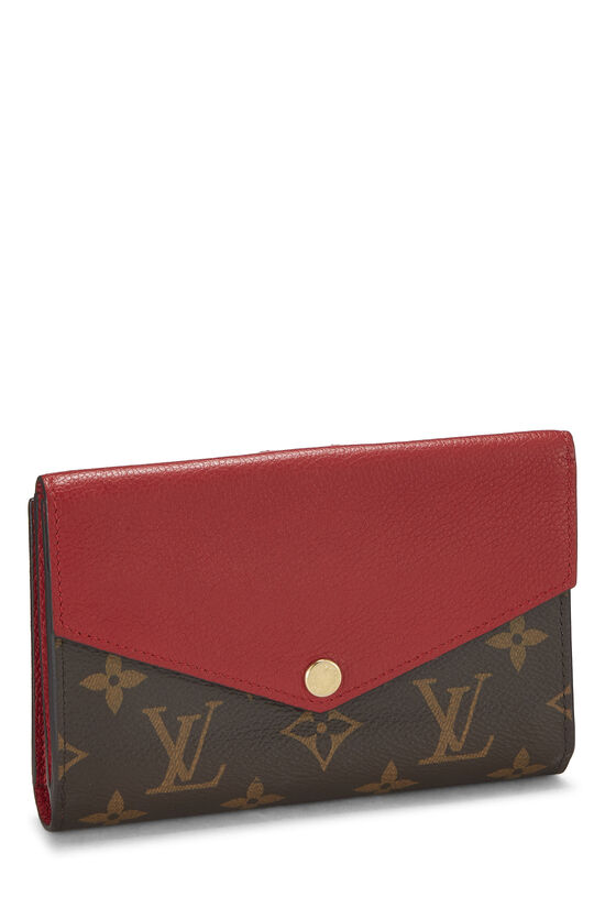 Red Monogram Canvas Pallas Compact Wallet, , large image number 1
