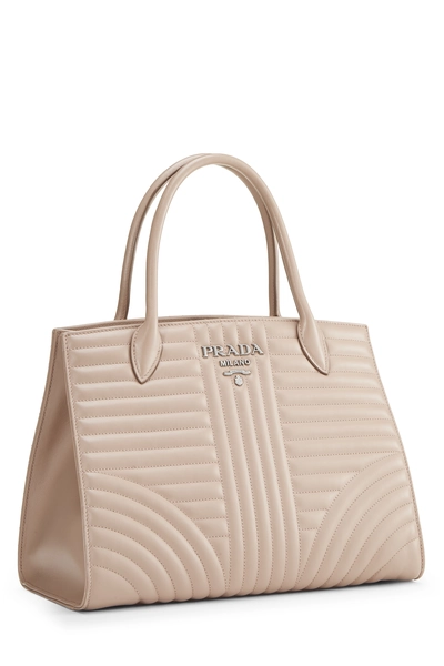 Pink Calfskin Diagramme Convertible Tote, , large