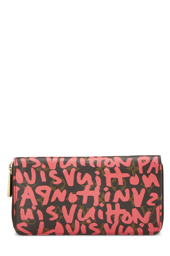 Stephen Sprouse x Louis Vuitton Monogram Pink Graffiti Zippy Continental, , large image number 0
