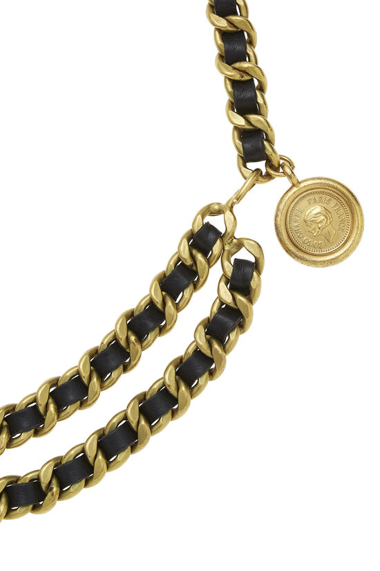 vintage chanel chain belt clip