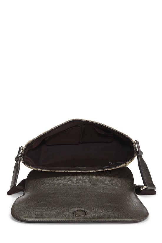 Brown Original GG Canvas Magnetic Flap Messenger Small, , large image number 5