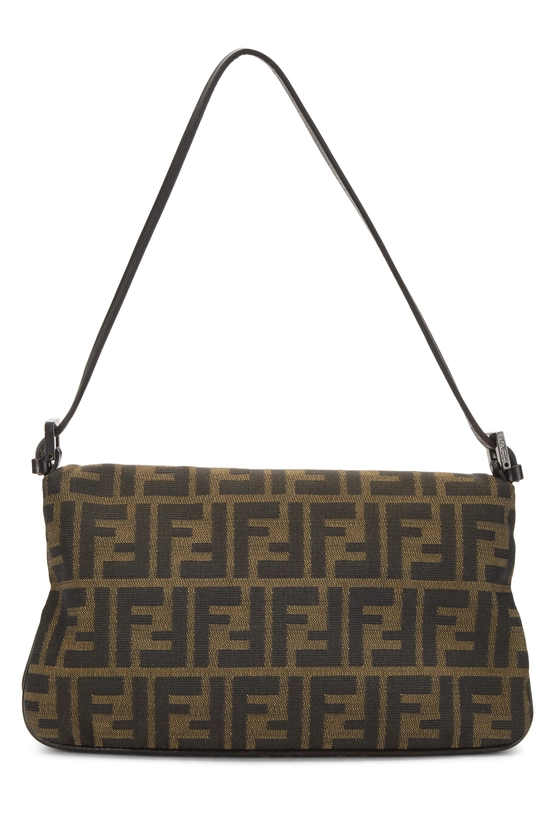 Brown Zucca Canvas Shoulder Bag, , large image number 3