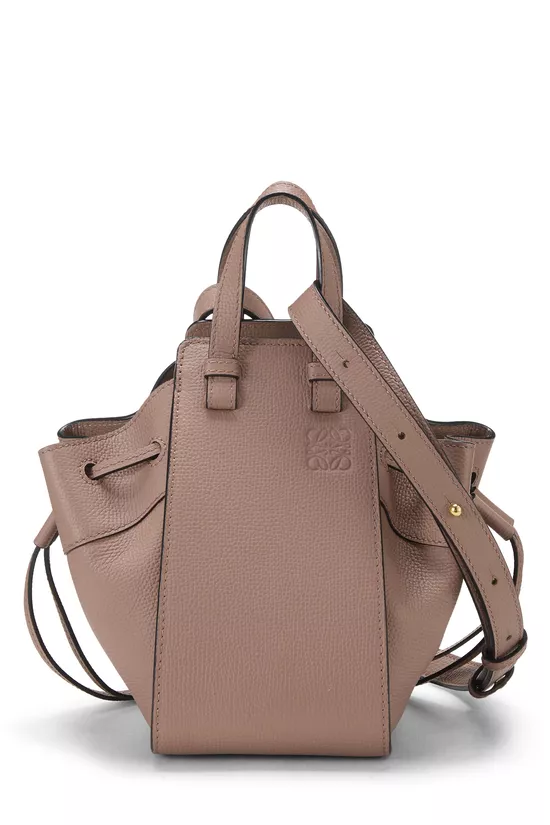 Pink Calfskin Hammock Drawstring Bag Mini, , large image number 0