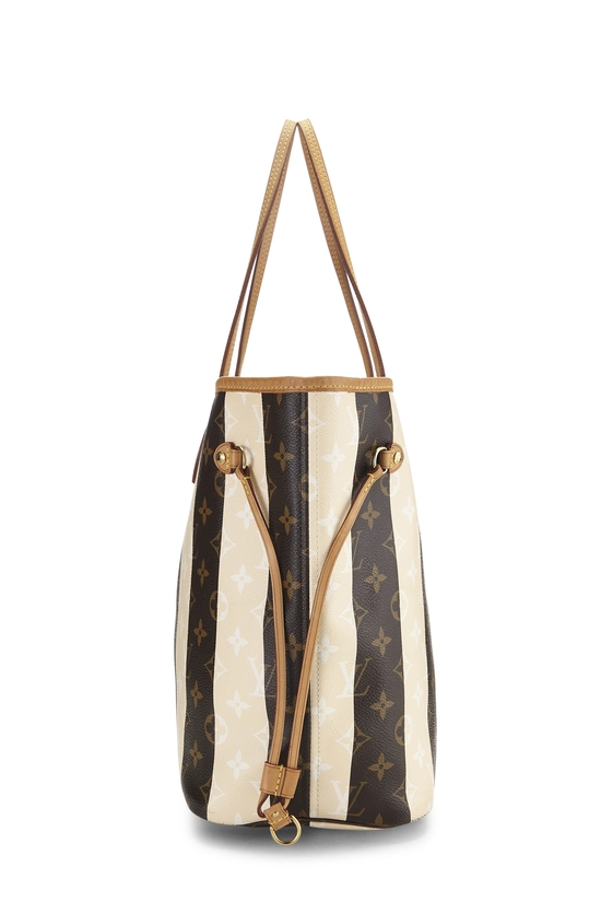 Monogram Canvas Cream Rayures Neverfull MM, , large image number 2