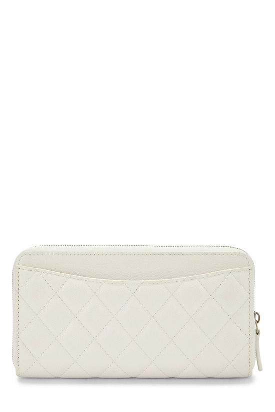White Caviar Zip Around Wallet, , large image number 2