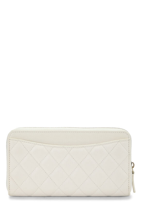 White Caviar Zip Around Wallet, , large image number 2