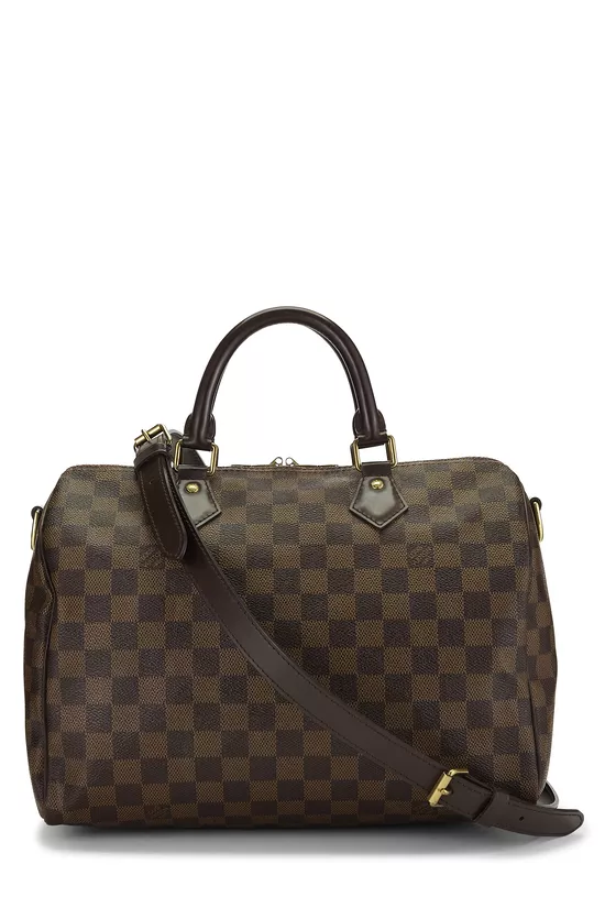 Damier Ebene Speedy Bandouliere 30, , large image number 0