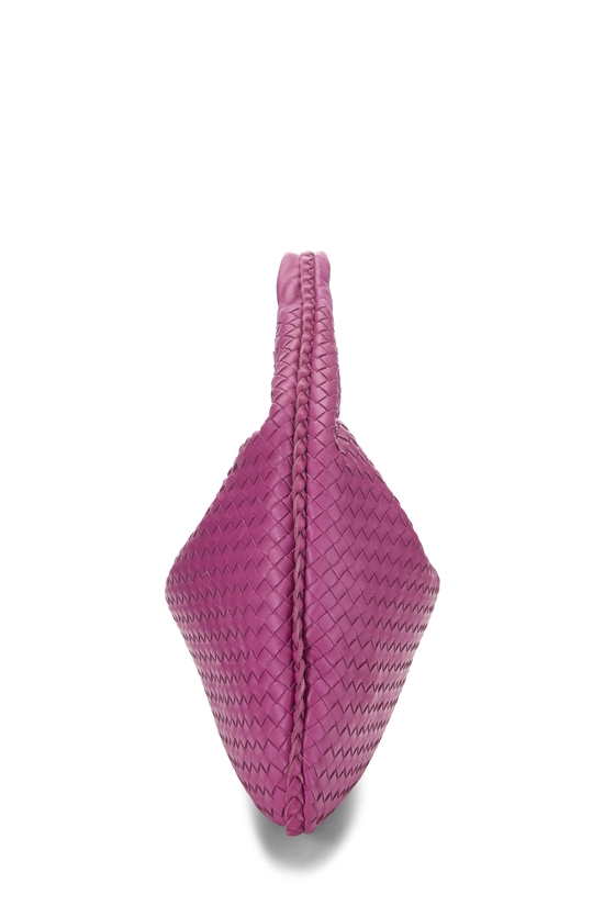 Purple Intrecciato Veneta Hobo Large, , large image number 2