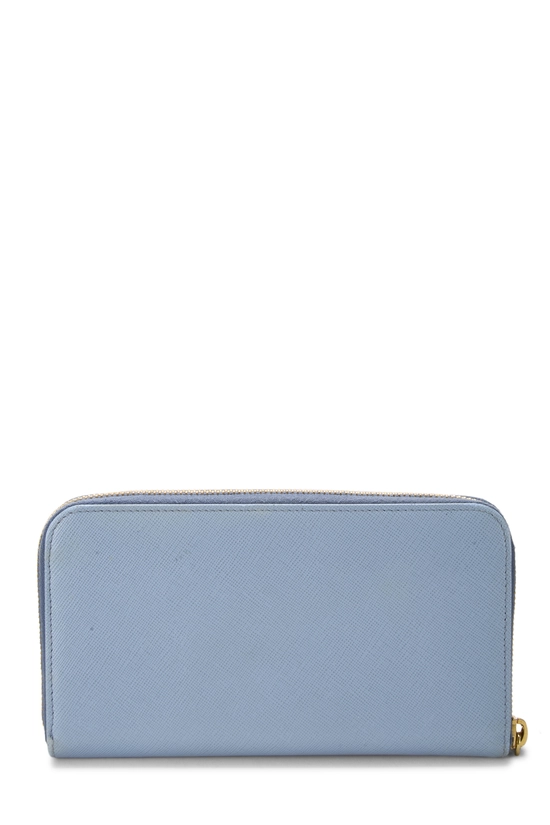 Blue Saffiano Zip Around Wallet, , large image number 2