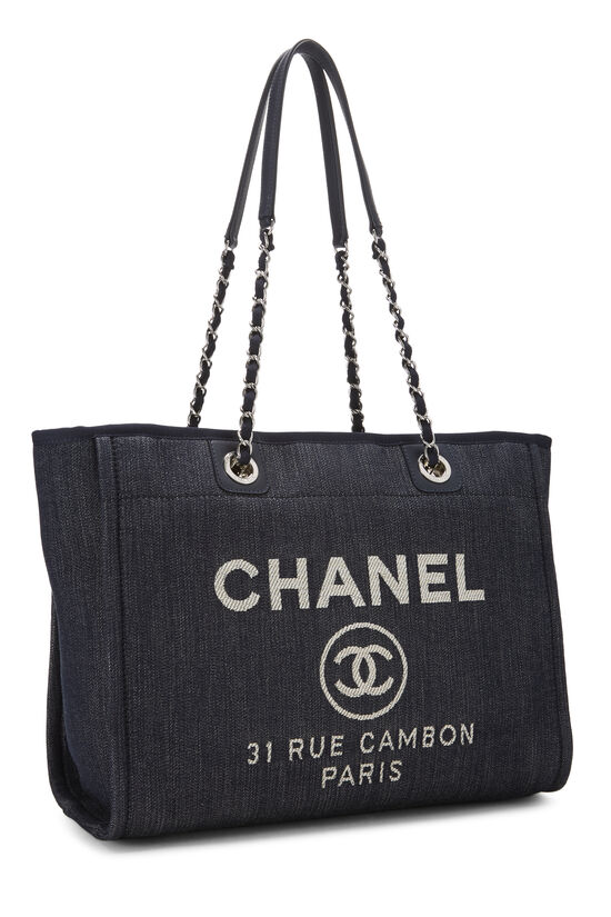 Navy Canvas Deauville Small , , large image number 1