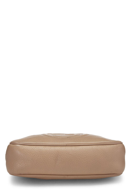 Beige Leather Soho Chain Shoulder Bag, , large image number 6