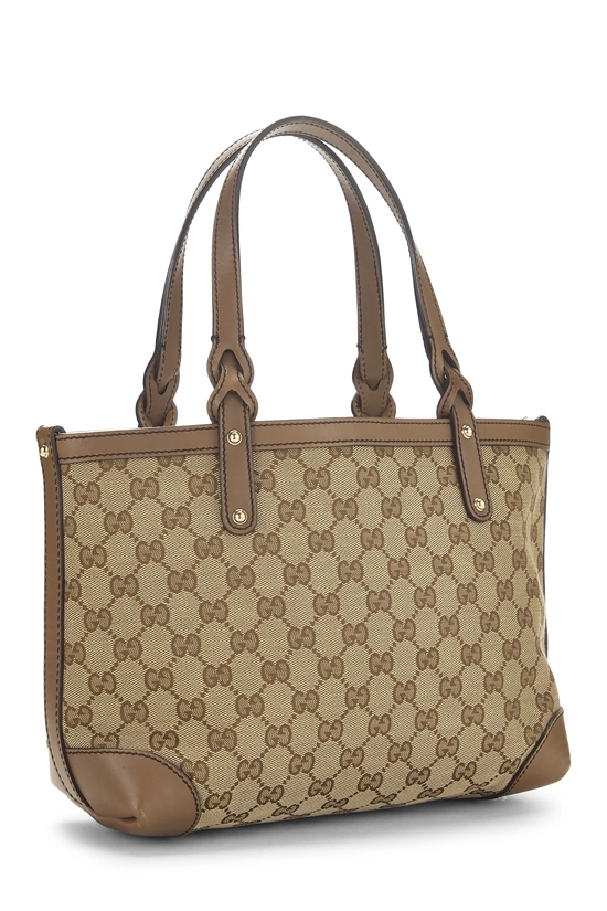 Brown Original GG Canvas Craft Tote Small, , large image number 1