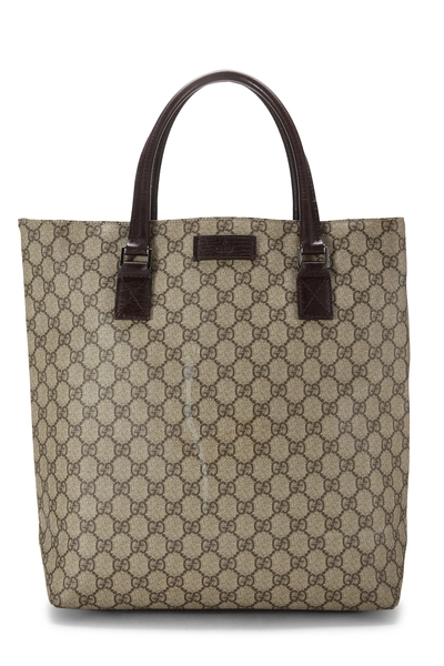 Gucci Original GG Supreme Canvas Vertical Tote